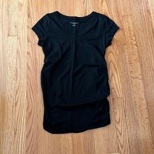 Liz Lange Maternity short sleeved shirt, size XS